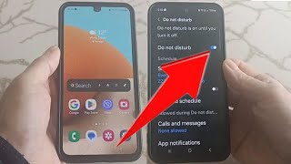 How to turn off do not disturb samsung A32 [upl. by Lowson976]