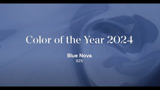 Color of the Year and Color Trends 2024  Blue Nova 825  Benjamin Moore [upl. by Helbonnah621]