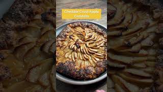 Cheddar Crust Apple Crostata recipe at thesaltedpotatocom recipe food yummy [upl. by Lowe]