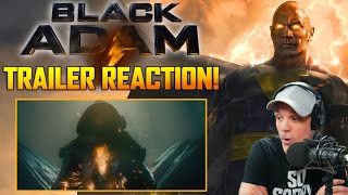 Black Adam Trailer Reaction DC Fandome [upl. by Ardnauqal537]