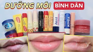 Review TOP 10 son dưỡng môi bình dân đình đám  LOẠI NÀO ĐỈNH NHẤT [upl. by Acenom466]