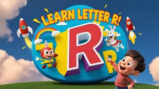 Learn the Letter R Song for Kids  Fun Alphabet Learning  Kids Vibes Cartoons [upl. by Alliuqahs]