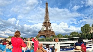 Seine River Cruise  Paris 🇫🇷 France [upl. by Margalit]