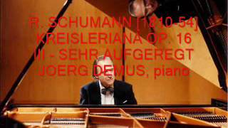 Joerg Demus plays Schumann  Kreisleriana op 16 [upl. by Tound]