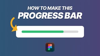 How to Make a Figma Progress Bar Animation  Interactive Component [upl. by Annaed]