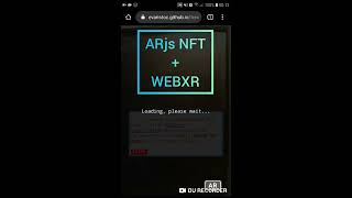 WebXR and ARjs NFT image tracking [upl. by Casavant]