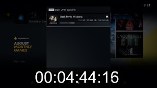 Downloading Black Myth Wukong on PS5 at 1Gbps Airtel Xstream Fiber [upl. by Airres316]