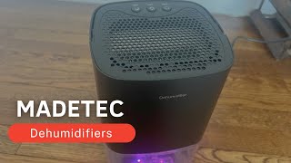 Review MADETEC Dehumidifiers for Bedroom  Ultra Quiet amp Auto Shut off Dehumidifier [upl. by Graeme930]