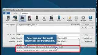 Come convertire file video Full HD per Sony PS3 usando AVS Video Converter [upl. by Brotherson]