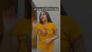 Ever happened🙊 funny comedy chotisiekladki relatable introvert introvertlife comedy viral [upl. by Benkley]