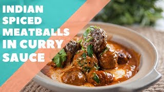 Indian Spiced Meatballs in Curry Sauce  Good Chef Bad Chef S10 E18 [upl. by Olethea]