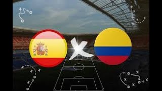 ESPANHA x COLÔMBIA  Futebol Feminino Quartas de Final  03082024 [upl. by Ayela]