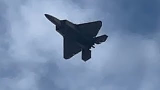 F22 EXTREME maneuverability at Orlando Airshow F22DemoTeam [upl. by Eenoj389]