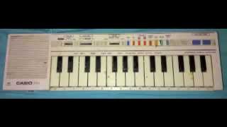 Casio PT1 Demo song [upl. by Ahseina]