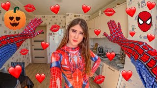 BEST TOP 3 CRAZY GIRL WILL NOT LEAVE SPIDERMAN ALONE Halloween Love POV [upl. by Bikales]