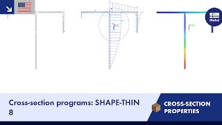 Dlubal crosssection programs SHAPETHIN 8 [upl. by Harcourt631]