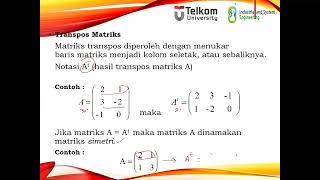 Matriks dan Operasi Matriks [upl. by Glorianna88]