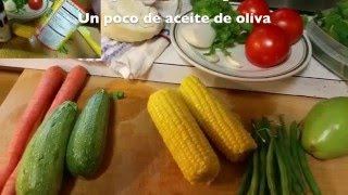 Deliciosa Sopa de VerdurasComo cocinar sin que te quede desecha [upl. by Perreault811]