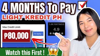 ₱80K LOAN at MABABANG INTEREST sa Light Kredit Ph  For REAL BA  Alyssa Nevado [upl. by Ayotnom953]