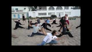 TaiChi at The Marsa Beach  Tunisia [upl. by Suoiluj]