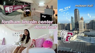 fordham lincoln center DORM TOUR  mckeon hall [upl. by Akins]