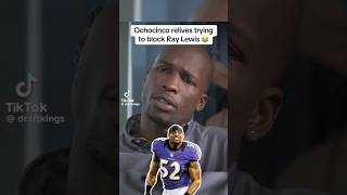 Ray Lewis vs Ocho cinco toogreattobeleftunseen nfl [upl. by Siusan]