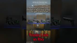 Week 1 of opening YOUR cases No one has sent any case yet Sendme a case and lets see what drops [upl. by Baillieu]