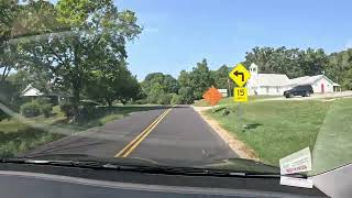 Drive from Heritage Community Park to beautiful new construction homes in Blacksburg Virginia [upl. by Eineeuq]