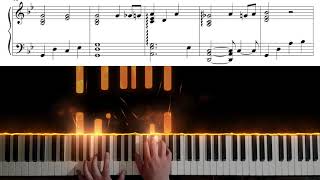 Autumn Leaves  Easy Jazz Piano  Piano Cover  Sheets [upl. by Aristotle840]