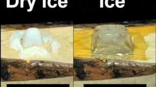 Sublimation vs Melting Time Lapse Dry ice vs Ice [upl. by Avik98]