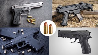 Las 15 Mejores Armas Calibre 9mm [upl. by Lole189]