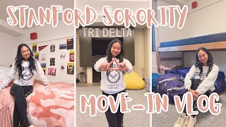 STANFORD SORORITY MOVEIN VLOG Junior Year [upl. by Moulton712]