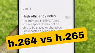 HEVC amp Other format H264 vs h265 [upl. by Ahsinnod]