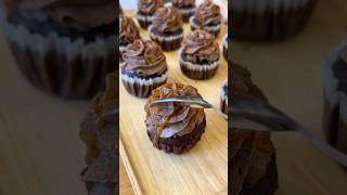 Caramel Chocolate Muffin Cupcake 🧁🧁 How to Make Chocolate Cupcake at Home chocolatecake cake [upl. by Otxis]