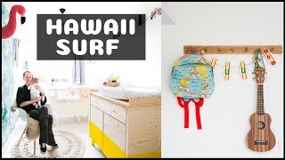 HAWAII SURF BABYKAMER  INTERIORJUNKIE  BABY TOUR [upl. by Nawaj]