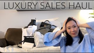 Luxury Sales Haul  Ft Versace Chloe Lemaire  VivreNAdore [upl. by Ycak]