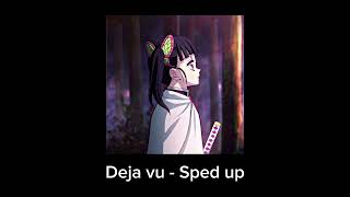 Deja vu  Olivia Rodrigo Sped up [upl. by Notnelc717]