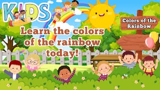 Colors of the Rainbow  Colors  Educational [upl. by Gutow498]