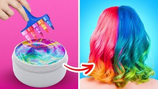 DIY BEAUTY HACKS AND AMAZING GIRLY TRICKS  Fantastic Beauty Ideas For Girls By 123 GO Like [upl. by Lithea]