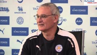 Ranieri presented with sausages in press conference [upl. by Conyers617]