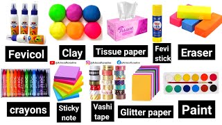 10 Home made craft materials itemsHow to make Craft Materials in home for School10 Ghar pe Crafts🤩 [upl. by Havstad]