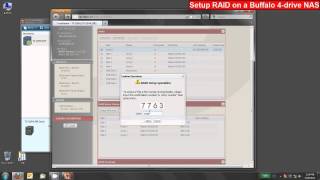 Setup RAID on Buffalo Four Drive LinkStation or TeraStation NAS [upl. by Togram151]