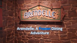 Arendelle A Frozen Dining Adventure  Disney Wish [upl. by Esinwahs]