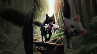 cat animation cartoon dog mouth cute children YouTube short video [upl. by Loftis574]