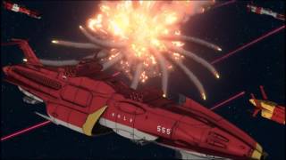 Space Battleship Yamato 2199 Episode One Space Battle Ships only [upl. by Nerty433]