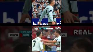 Ronaldo Euro Goal Recreated in FIFA 22 fifa fifa22 football gaming fut eafc shorts [upl. by Irafat]