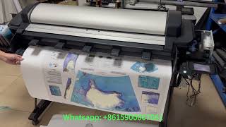 HP Designjet T2300 44inch 2 Roll Color Wide Format Printer With Scanner refurbished hp plotter [upl. by Ttelrahc]