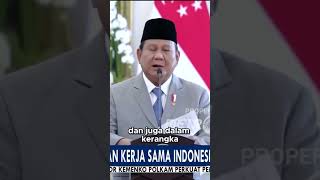 Indonesia Singapura Tetangga dan Mitra Penting prabowo lawrencewong singapura [upl. by Ettesel69]