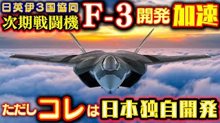 F3開発《次期戦闘機》日英伊の３国協同開発が加速！ただし〇〇だけは日本が独自開発に乗り出した！ [upl. by Clementas525]