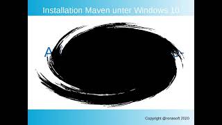 Installation von Apache Maven für Windows 10 Umgebungsvariable MAVENHOME deutsch [upl. by Wallinga]